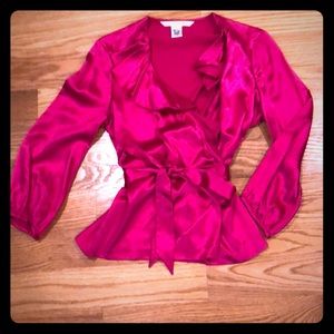 Silk Diane von Furstenberg wrap top
